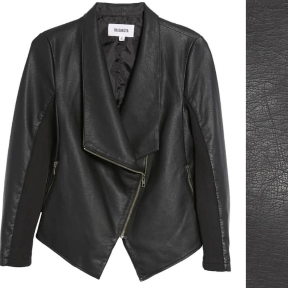BB DAKOTA Leather Jacket - Picture 2 of 4